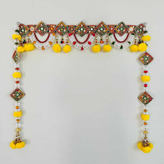 Mogra Marigold Toran with Hangings