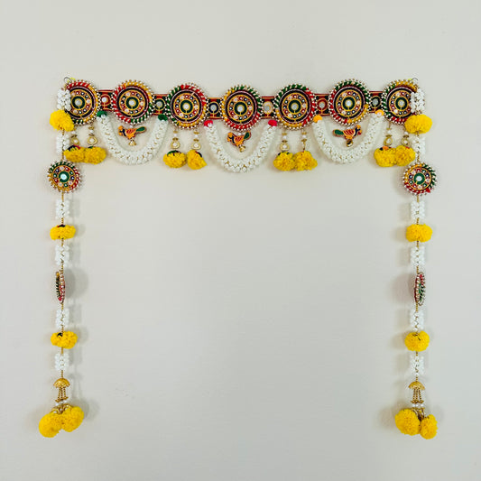 Mogra Marigold Toran with Hangings